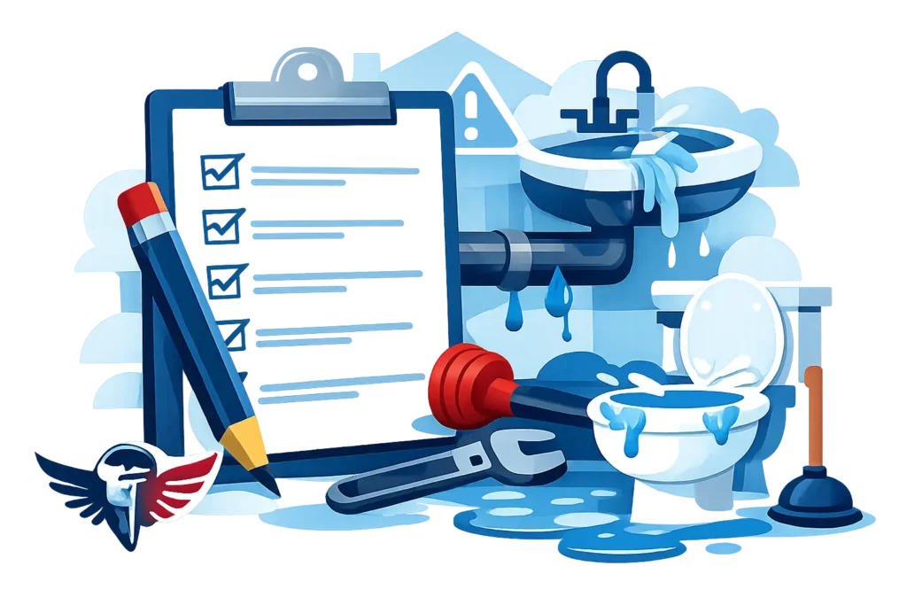 Emergency Plumbing Problem Checklist