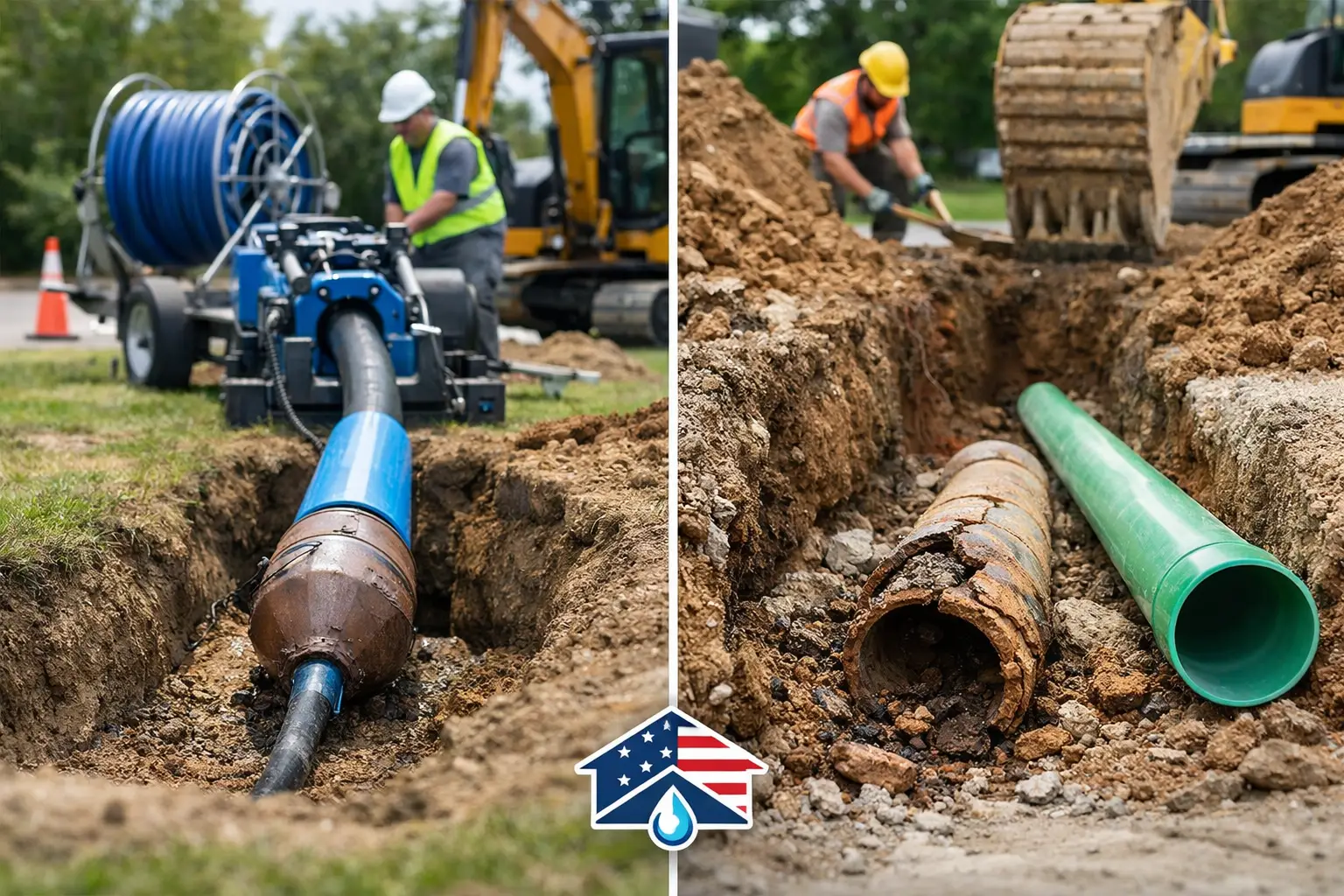 Trenchless vs Traditional Sewer Replacement